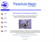 Tablet Screenshot of parachutemagic.com